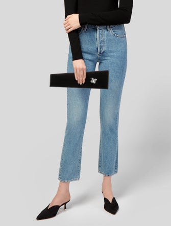 Christian Louboutin Velvet Evening Bag