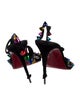 Christian Louboutin Spike Accents Suede Sandals