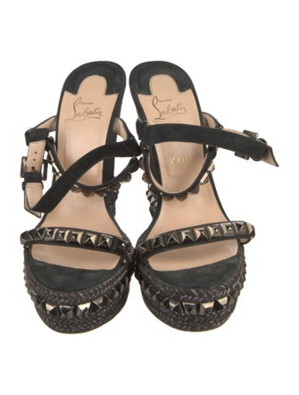 Christian Louboutin Spike Accents Studded Accents Espadrilles
