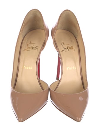 Christian Louboutin Patent Leather D'Orsay Pumps