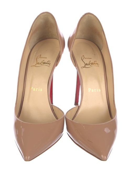Christian Louboutin Patent Leather D'Orsay Pumps
