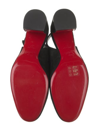 Christian Louboutin Suede Slingback Pumps