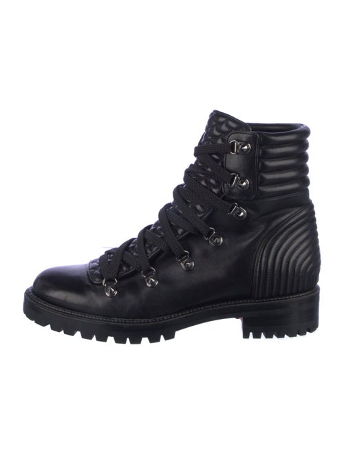 Christian Louboutin Leather Combat Boots