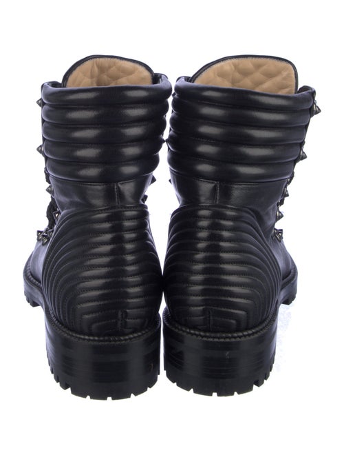 Christian Louboutin Leather Combat Boots