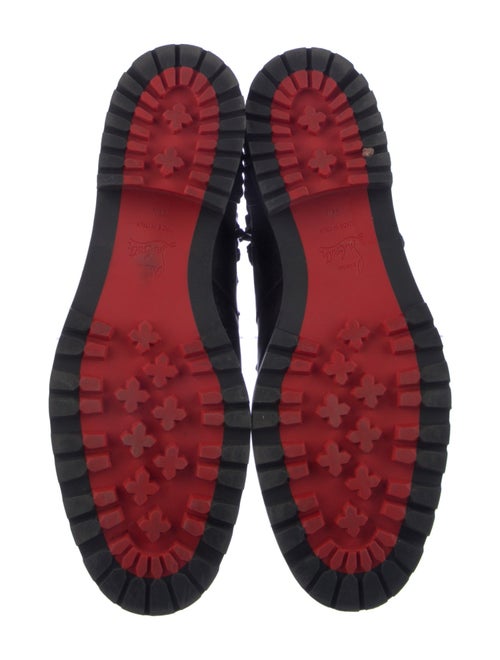 Christian Louboutin Leather Combat Boots