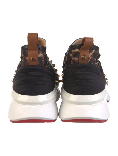 Christian Louboutin Spike Accents Nylon Sock Sneakers