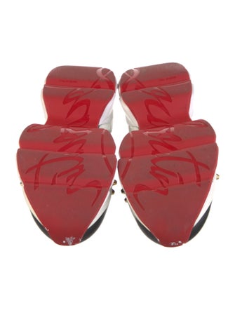 Christian Louboutin Spike Accents Nylon Sock Sneakers