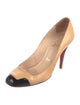 Christian Louboutin Leather Leather Trim Embellishment Pumps