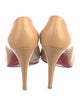 Christian Louboutin Leather Leather Trim Embellishment Pumps