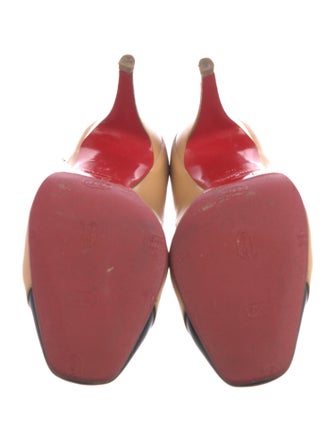 Christian Louboutin Leather Leather Trim Embellishment Pumps