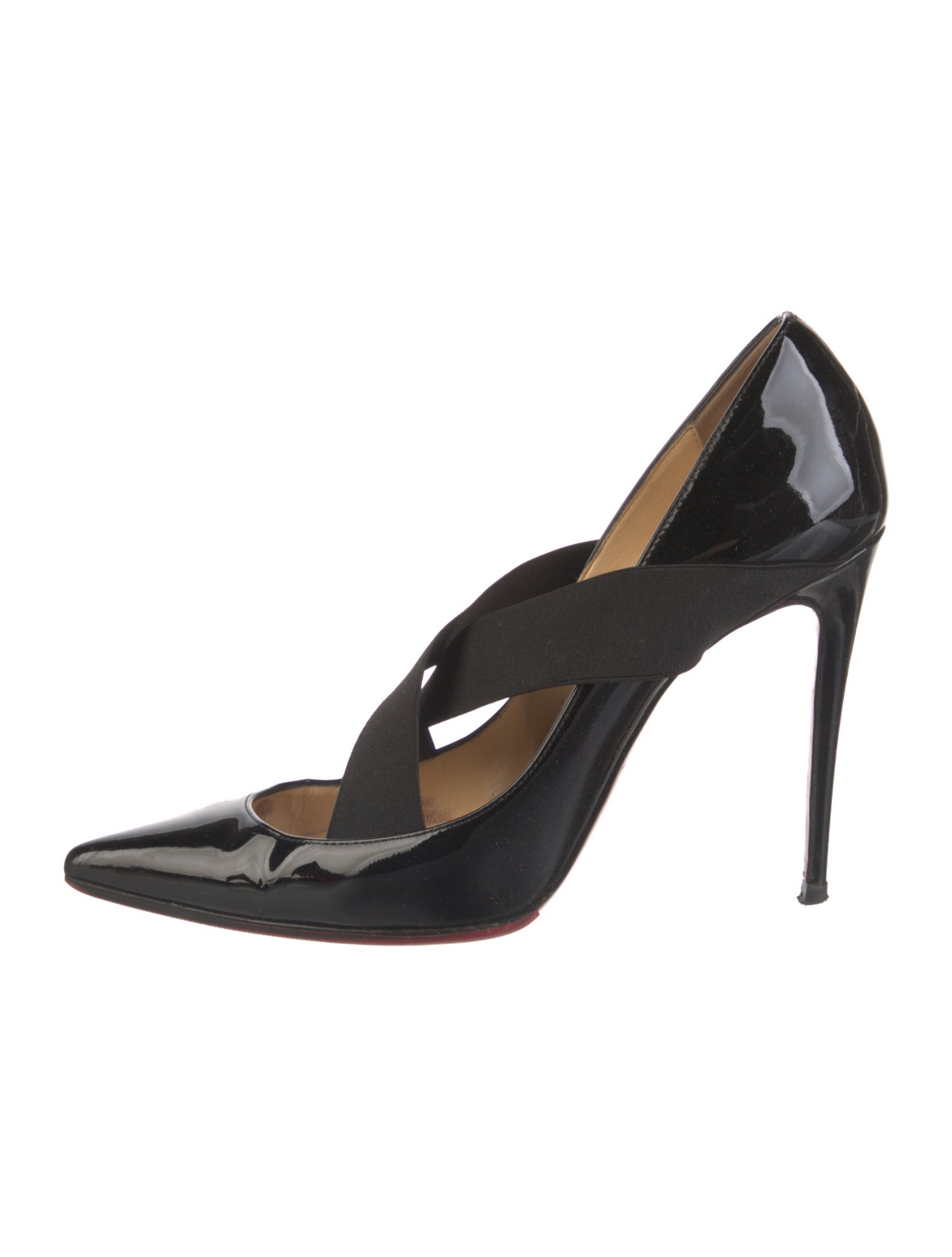Christian Louboutin Patent Leather D'Orsay Pumps