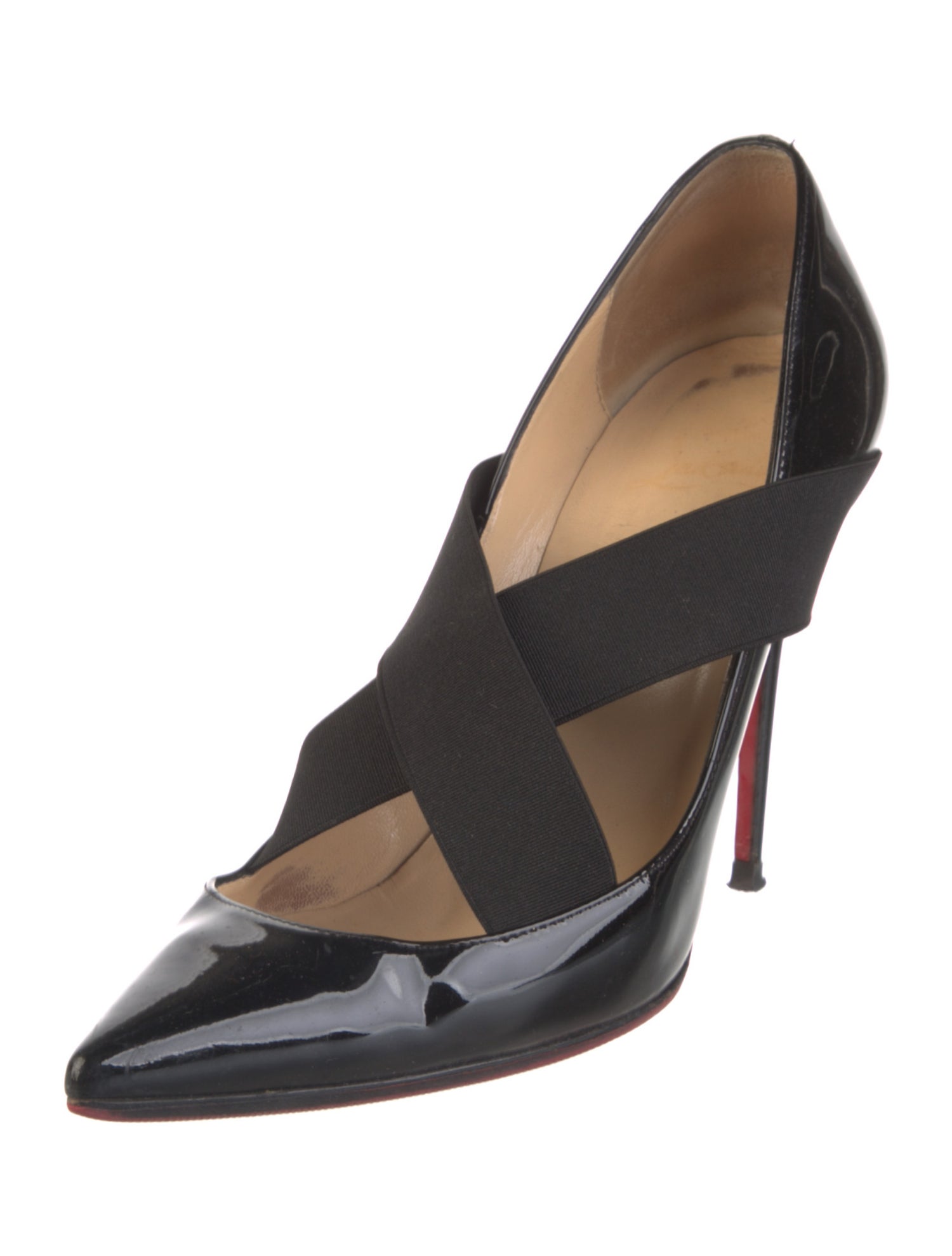 Christian Louboutin Patent Leather D'Orsay Pumps