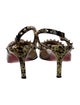 Christian Louboutin PVC Studded Accents Slingback Pumps