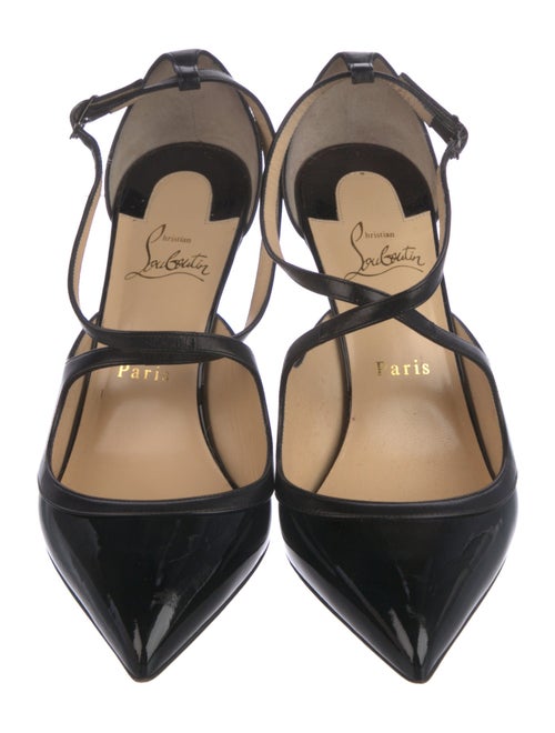 Christian Louboutin Leather T-Strap Pumps