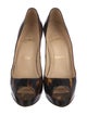 Christian Louboutin Patent Leather Printed Pumps