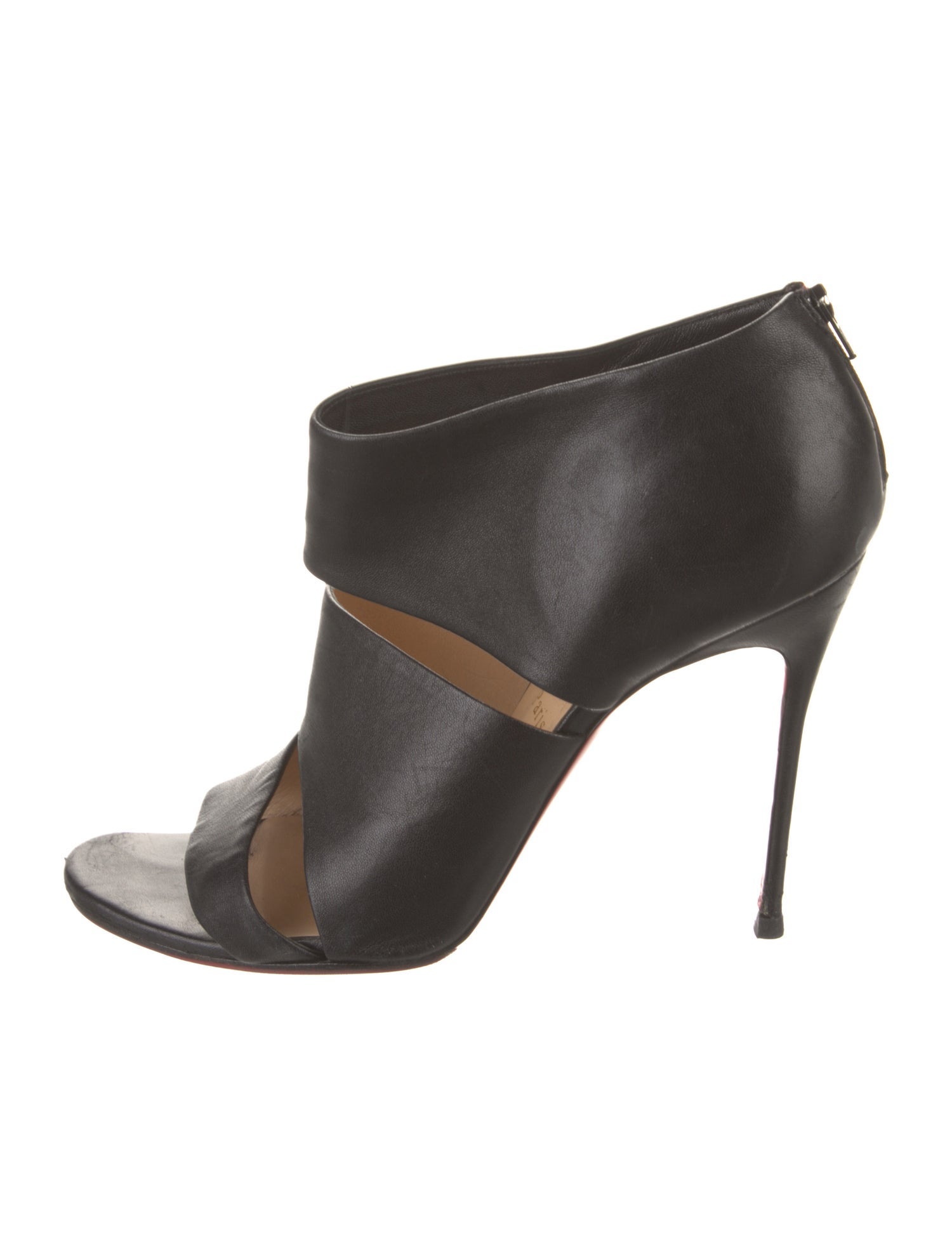 Christian Louboutin Leather Slingback Sandals