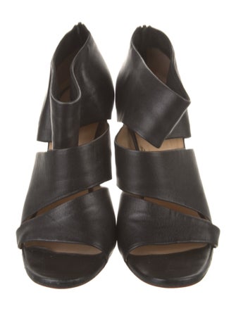 Christian Louboutin Leather Slingback Sandals