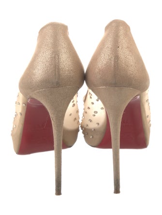 Christian Louboutin Mesh Mesh Accents Pumps