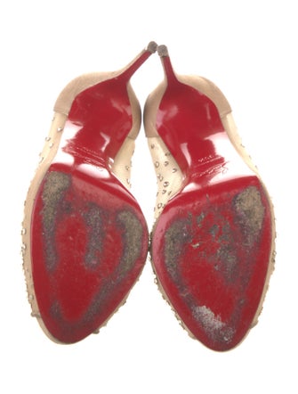 Christian Louboutin Mesh Mesh Accents Pumps