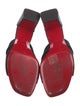 Christian Louboutin Suede Patterned Slides