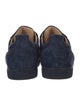 Christian Louboutin Spike Accents Suede Sneakers