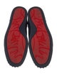 Christian Louboutin Spike Accents Suede Sneakers