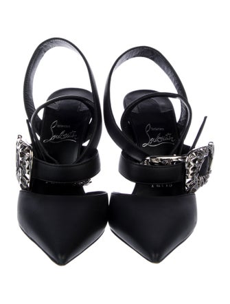 Christian Louboutin Leather D'Orsay Pumps