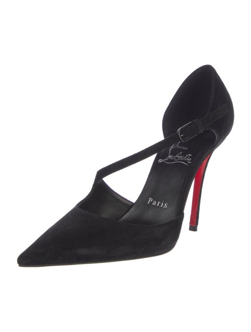Christian Louboutin Suede D'Orsay Pumps