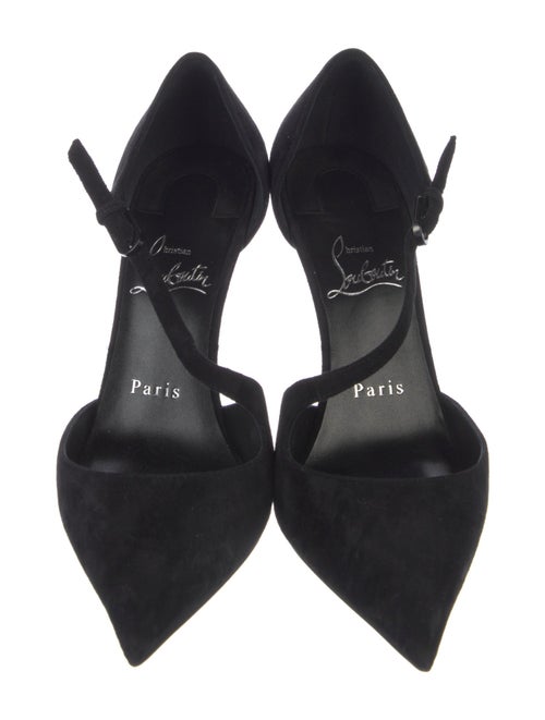 Christian Louboutin Suede D'Orsay Pumps