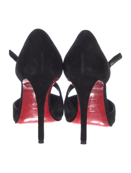 Christian Louboutin Suede D'Orsay Pumps
