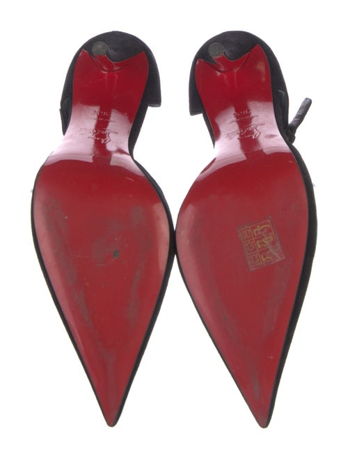 Christian Louboutin Suede D'Orsay Pumps