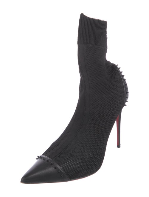 Christian Louboutin Spike Accents Studded Accents Sock Boots