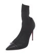 Christian Louboutin Spike Accents Studded Accents Sock Boots