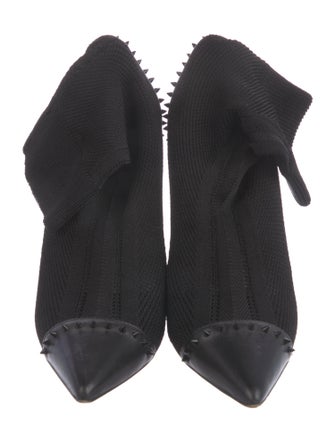 Christian Louboutin Spike Accents Studded Accents Sock Boots