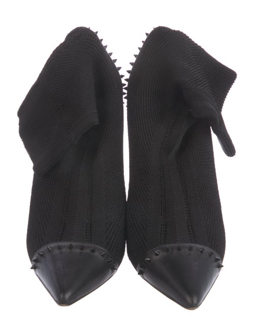 Christian Louboutin Spike Accents Studded Accents Sock Boots