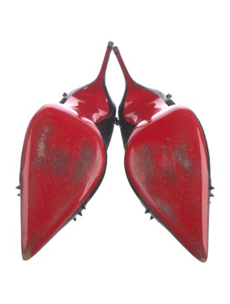 Christian Louboutin Spike Accents Studded Accents Sock Boots