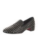 Christian Louboutin Leather Studded Accents Loafers