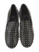 Christian Louboutin Leather Studded Accents Loafers
