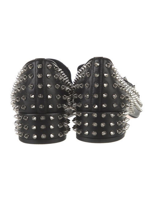 Christian Louboutin Leather Studded Accents Loafers