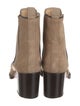 Christian Louboutin Spike Accents Suede Chelsea Boots