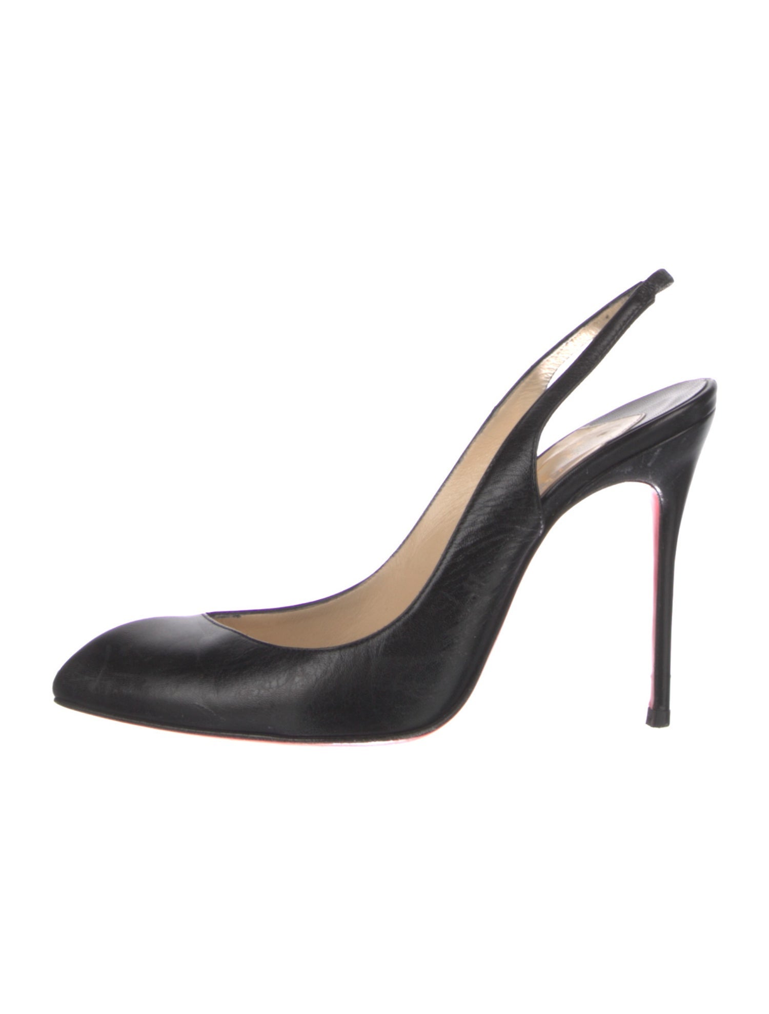 Christian Louboutin Leather Slingback Pumps