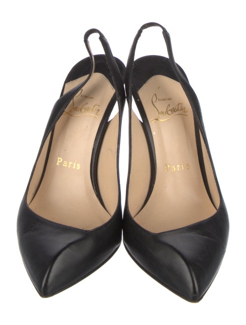 Christian Louboutin Leather Slingback Pumps