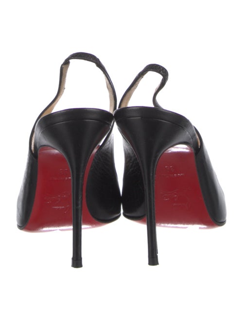 Christian Louboutin Leather Slingback Pumps