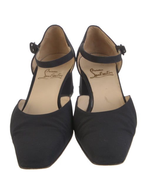 Christian Louboutin Satin D'Orsay Pumps