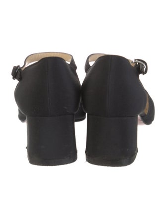 Christian Louboutin Satin D'Orsay Pumps