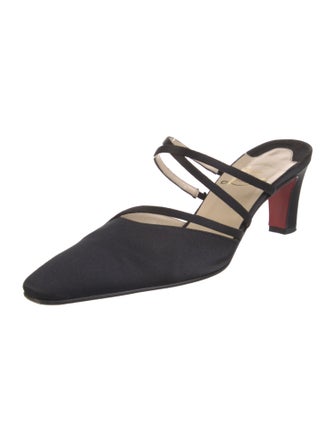 Christian Louboutin Satin Mules