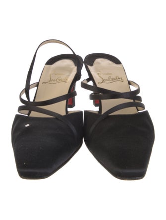 Christian Louboutin Satin Mules