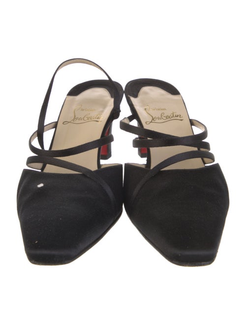 Christian Louboutin Satin Mules