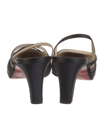 Christian Louboutin Satin Mules