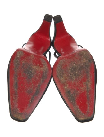 Christian Louboutin Satin Mules